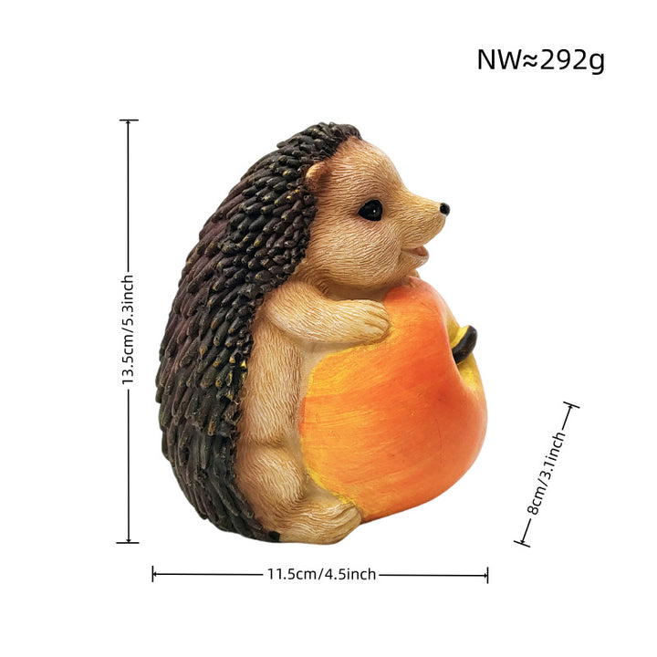 Cute hedgehog sculpture with fruit bowl Bowlift