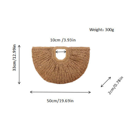 Handbag with tasteful wave pattern Bowlift