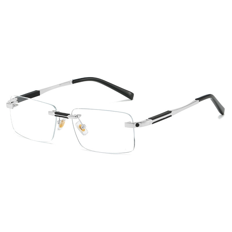 Women's sunglasses in modern rectangular design with luxurious metal elements Bowlift