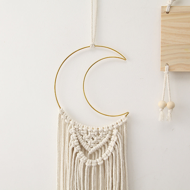 Macramé Moon Wall Hanging Bowlift