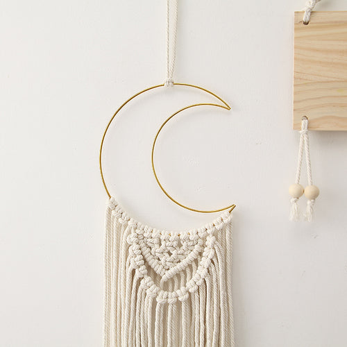 Macramé Moon Wall Hanging Bowlift