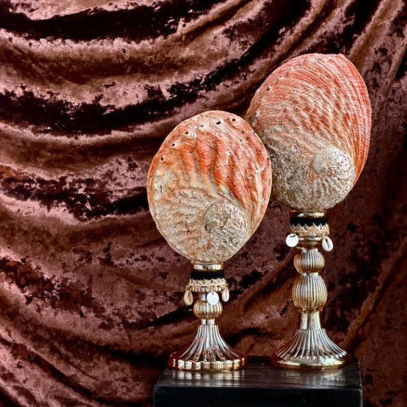 Decorative Marble-Inspired Candle Set