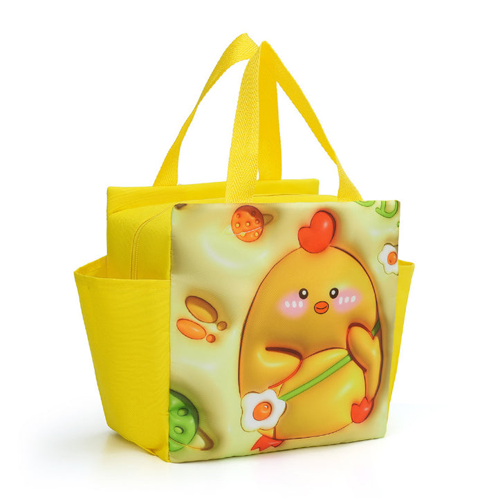 Fun Soccer-Themed Insulated Lunch Tote Bowlift