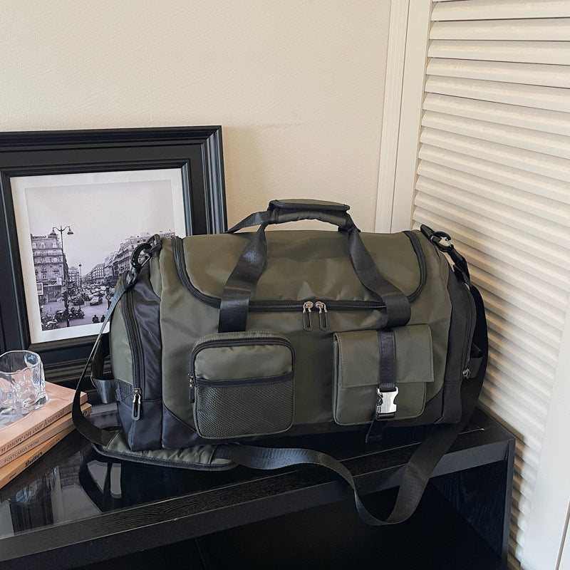 Sporty multifunctional travel bag with external pocket Bowlift