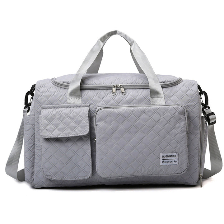Multifunctional Sports Duffel Bag With Integrated Organizer Pockets Bowlift