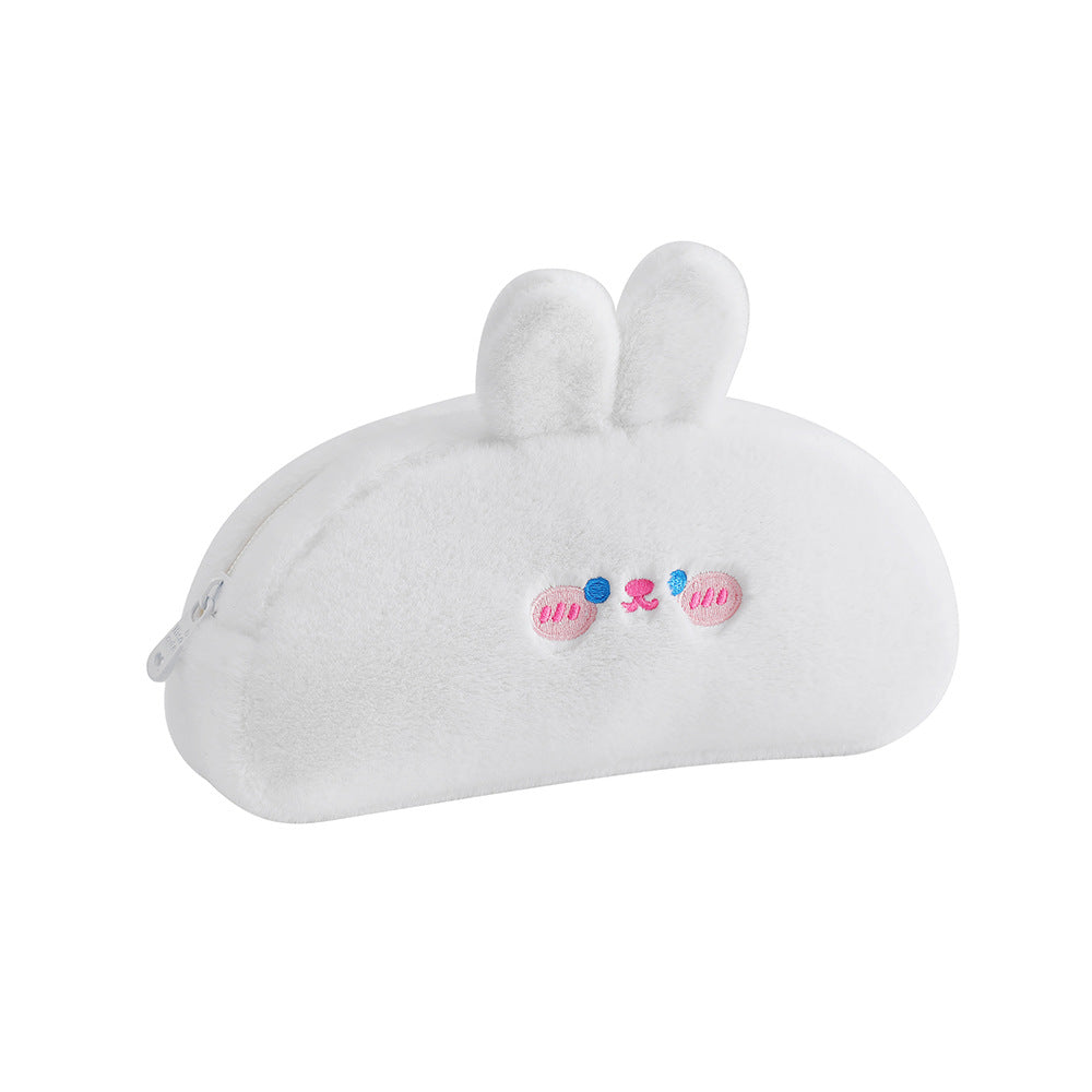 Cute Bear-Shaped Plush Pencil Case Bowlift