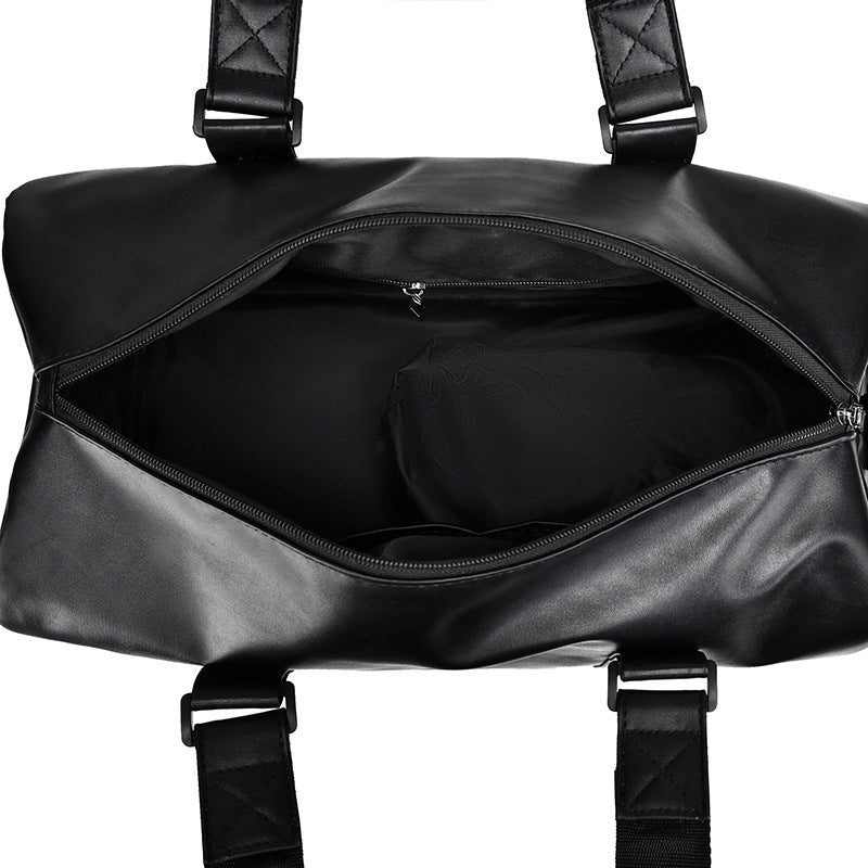 Stylish Leather Weekender Bag Bowlift