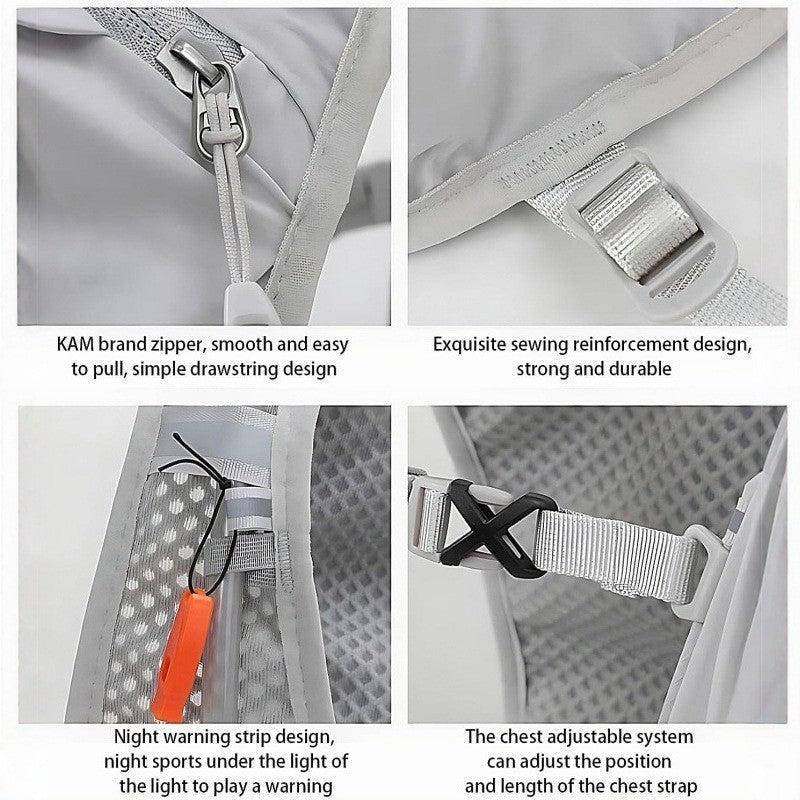 Sporty hydration backpack with breathable mesh back Bowlift