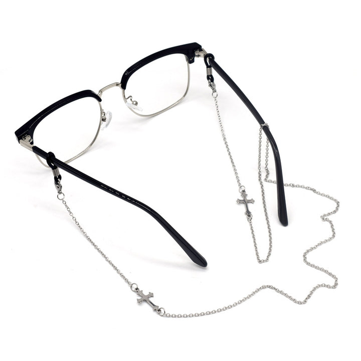 Stylish Cross-Designed Eyewear Chain Bowlift