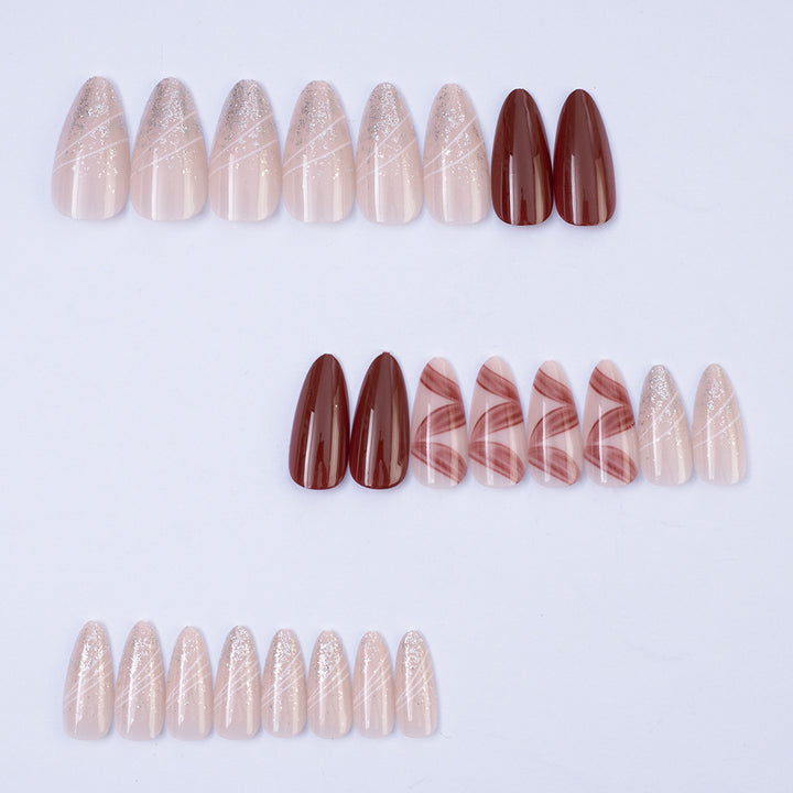 Elegant Nail Art with Luxurious Accents Bowlift