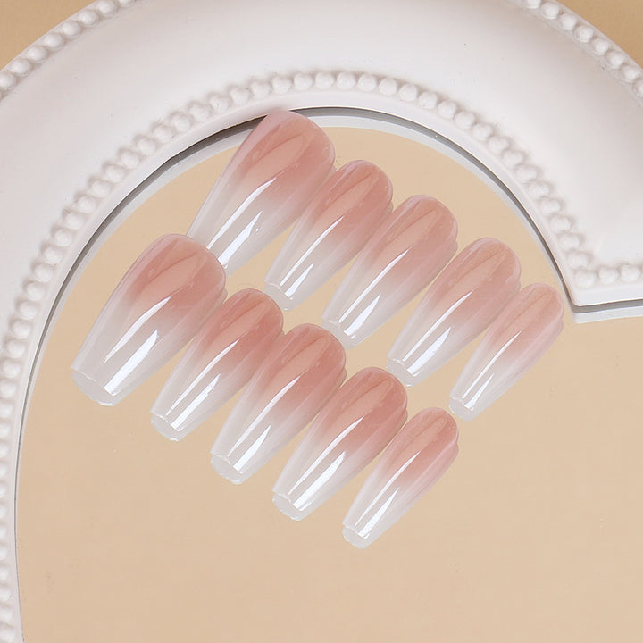 High-Gloss Gel Press-On Nails Bowlift