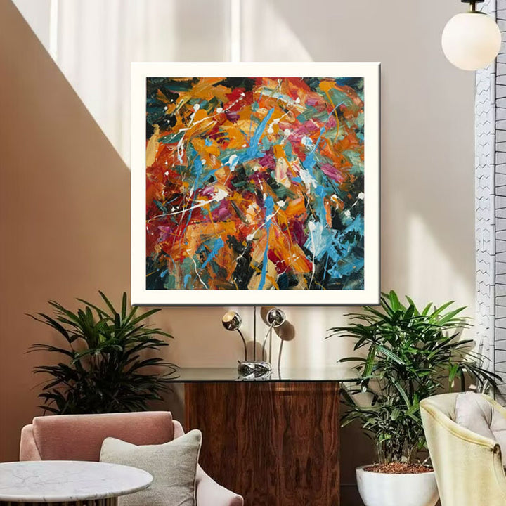 Abstract Expressionist Canvas Artwork