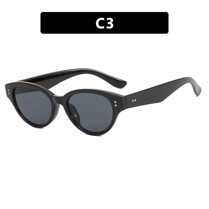 Women's fashionable cat-eye glasses with elegant plastic frame Bowlift