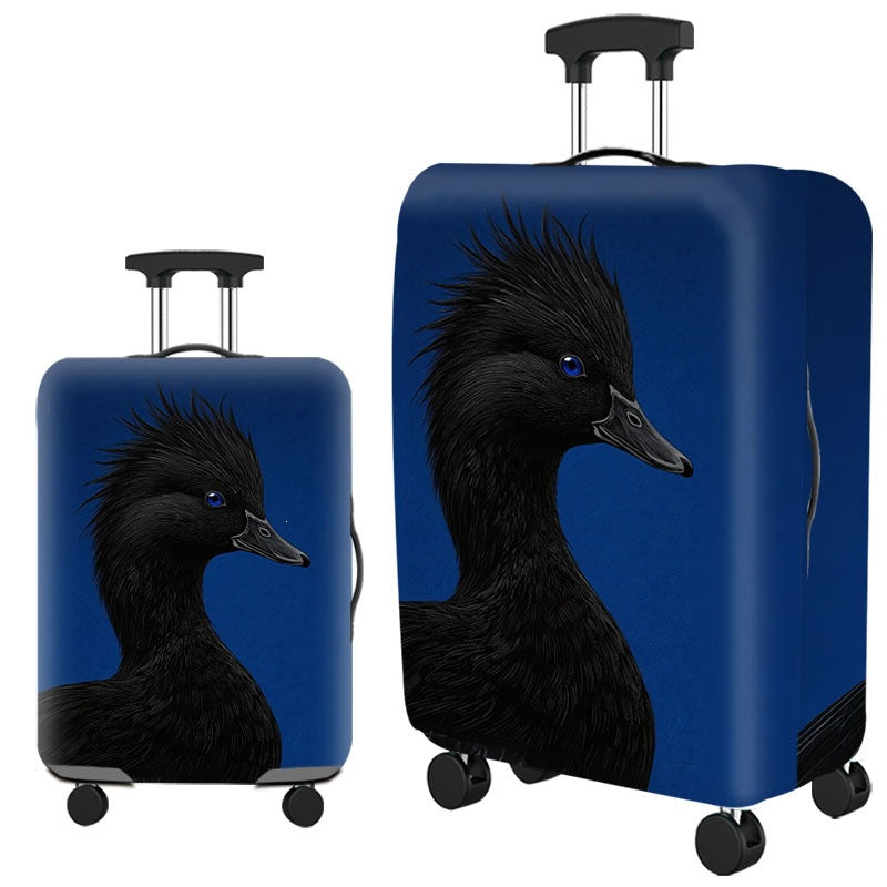 Artistic Cat-Themed Hard Shell Suitcase Bowlift