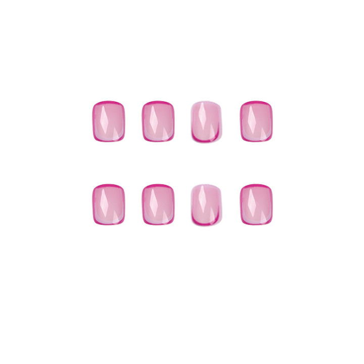 Elegant Nail Art with Modern French Tip Design Bowlift