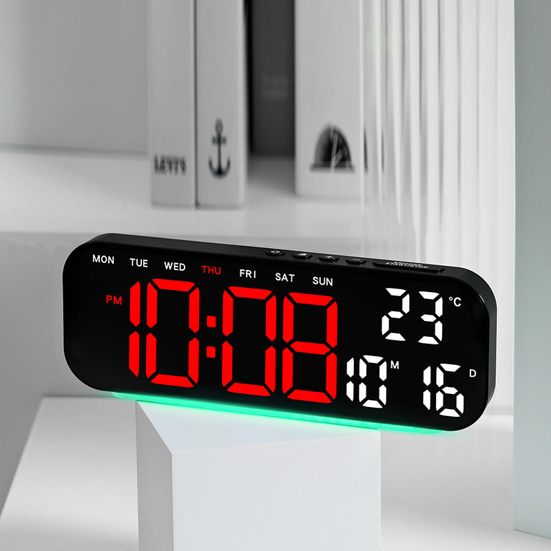 Digital weather alarm clock with temperature and hygrometer display Bowlift
