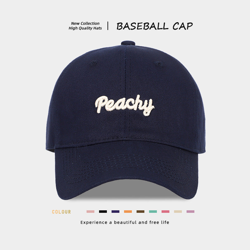 Stylish Peachy Embroidered Baseball Cap