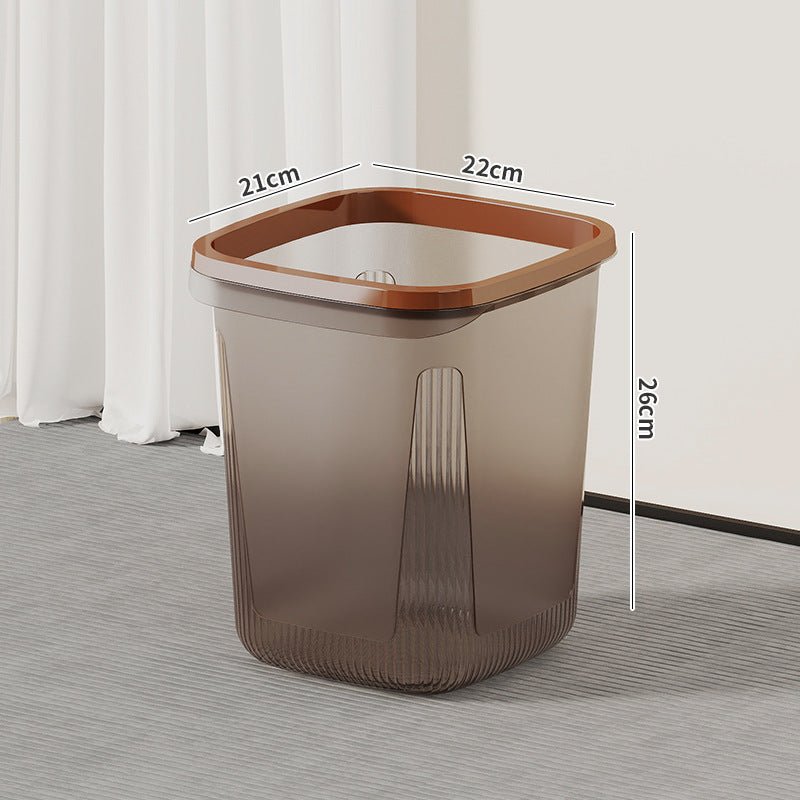 Women's elegant and practical waste bin with ergonomic handle Bowlift