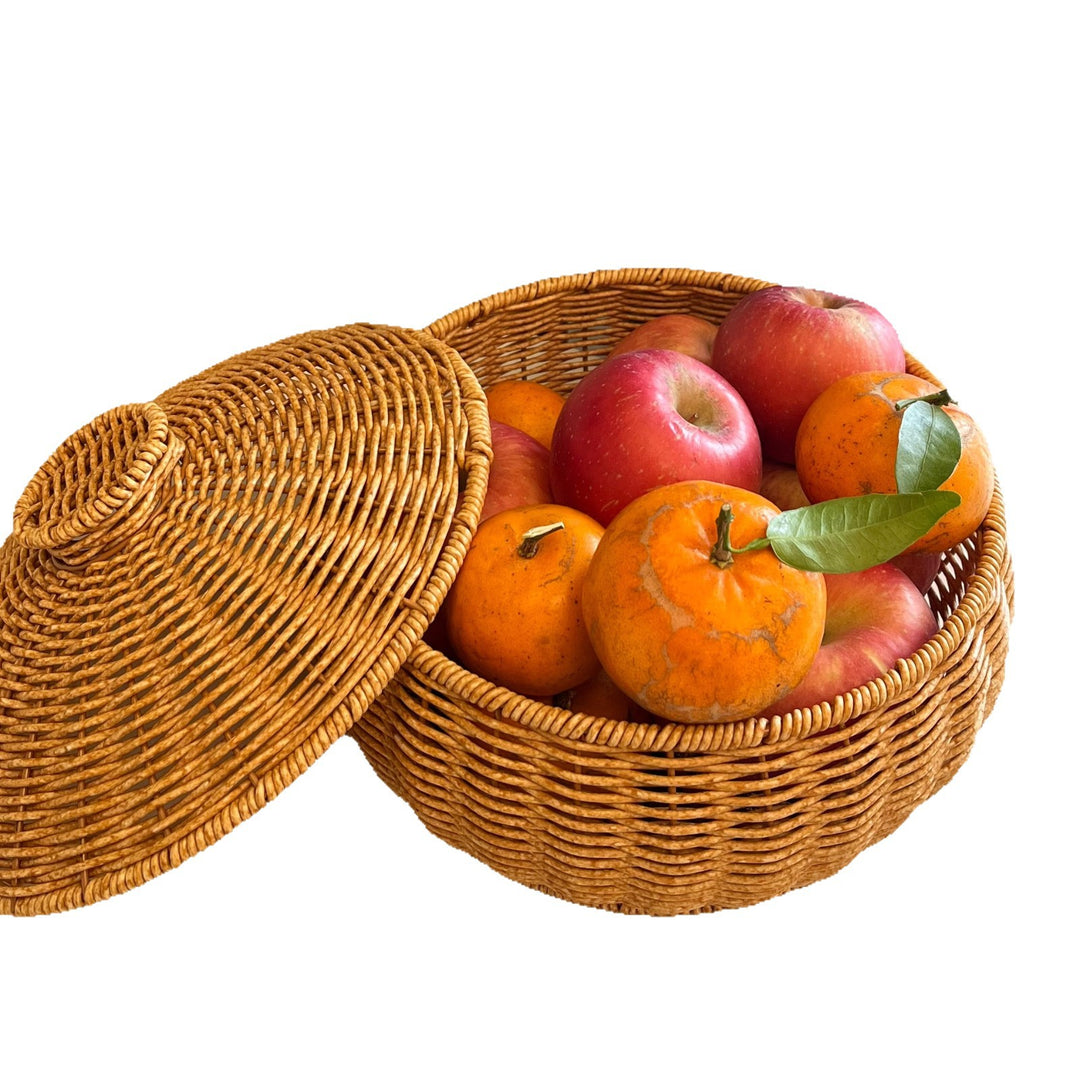 Handwoven Decorative Storage Container Bowlift
