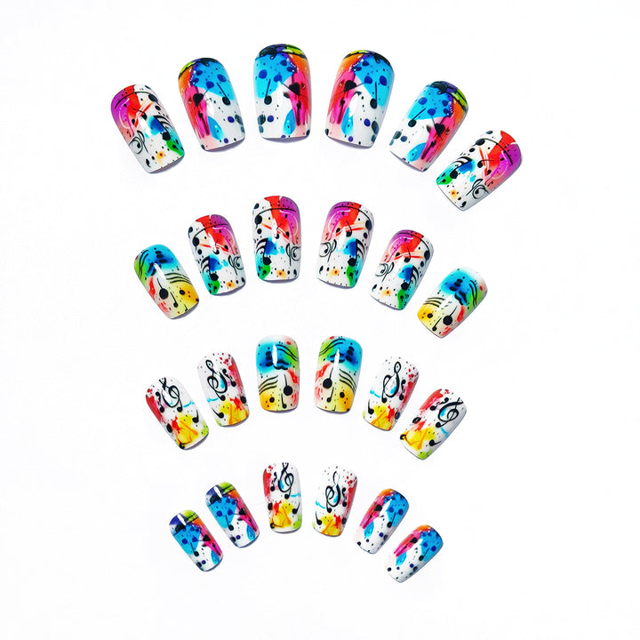 Musical Note Artistic Nail Art Bowlift