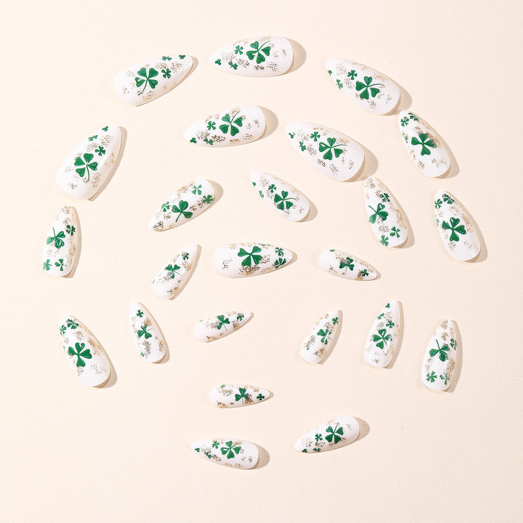 3D Shamrock Clove Nail Art Extensions Bowlift