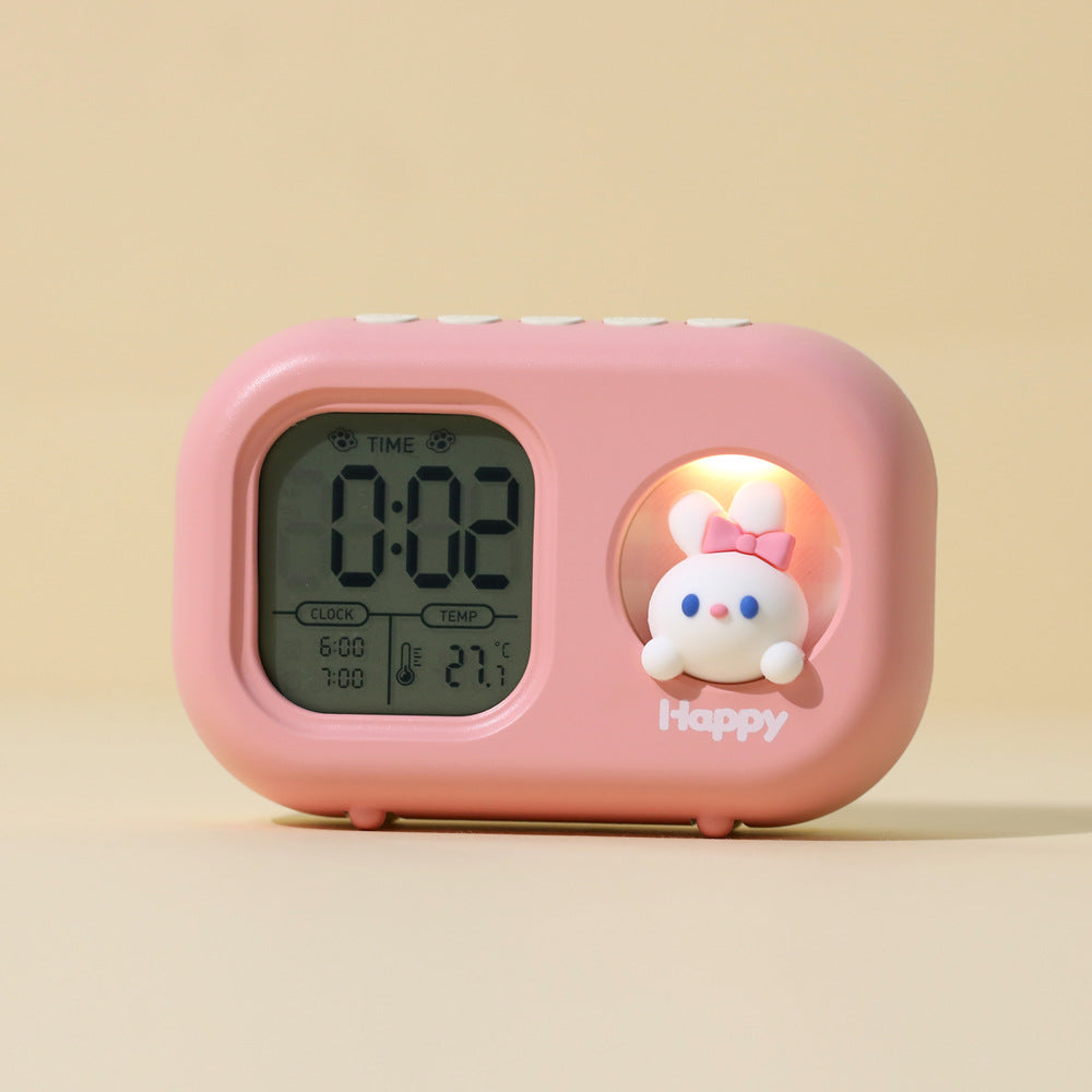 Cute Alarm Clock in Bunny Design Bowlift