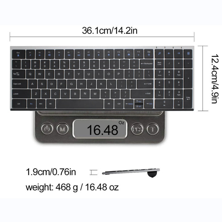 Ultra-lightweight wireless keyboard with long battery life Bowlift