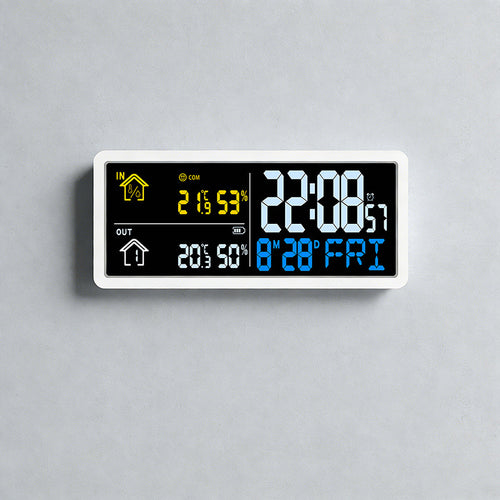 Digital weather forecast clock with hygrometer Bowlift