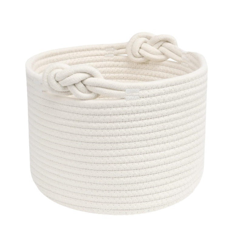 Women’s storage basket with decorative knot design Bowlift