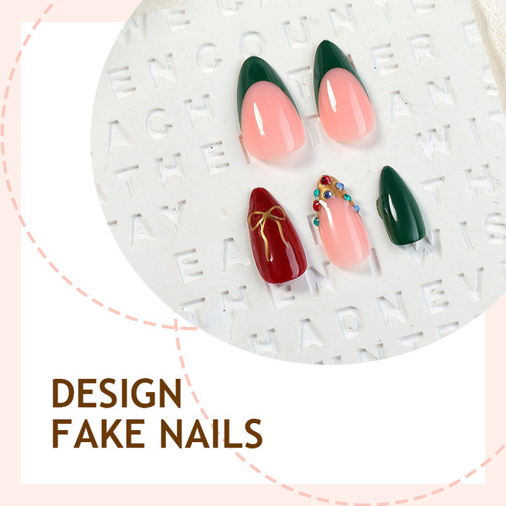 Creative nail art set with festive designs Bowlift