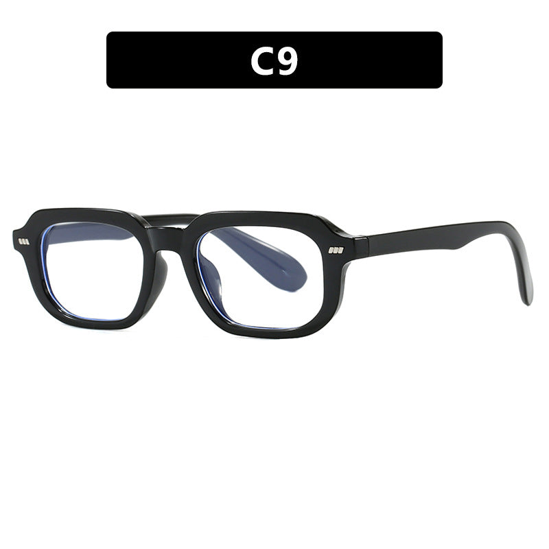 Women’s square sunglasses with high-gloss transparent frame and polarized lenses Bowlift