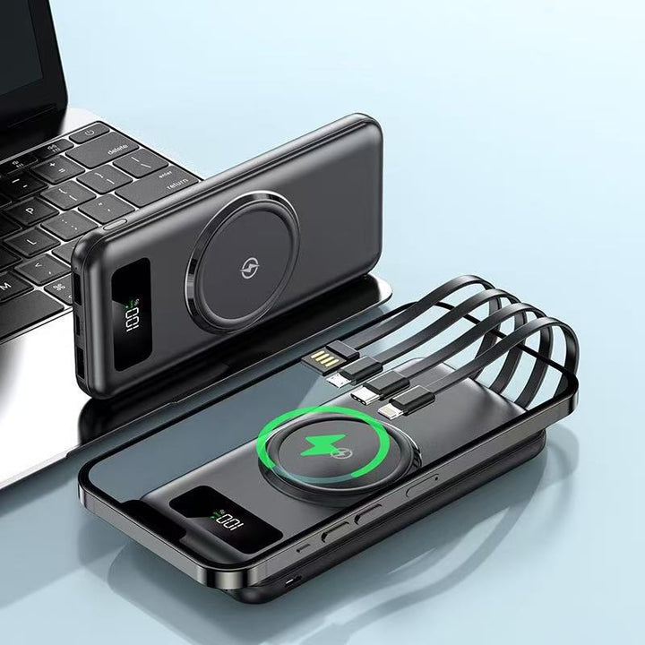 Portable power bank with wireless charging function Bowlift