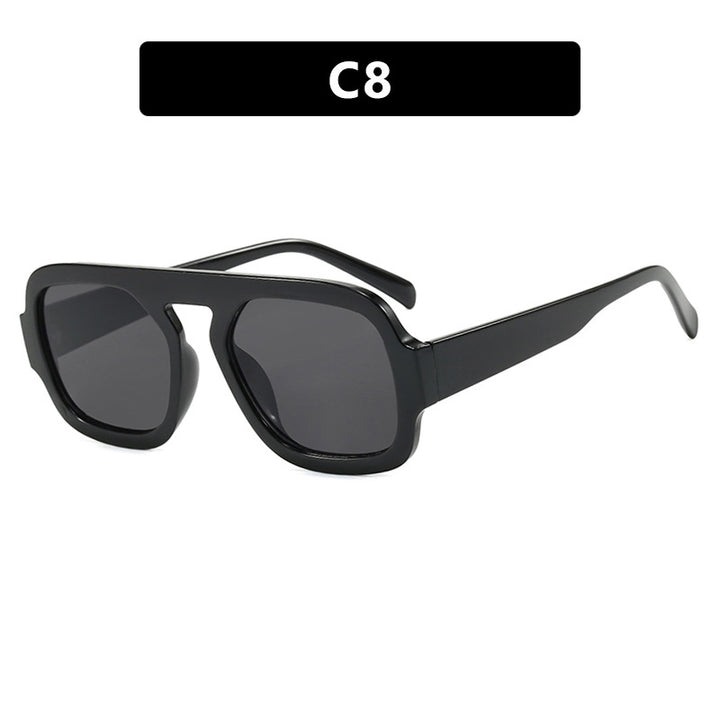 Women's trendy sunglasses with distinct angular design and UV protection Bowlift