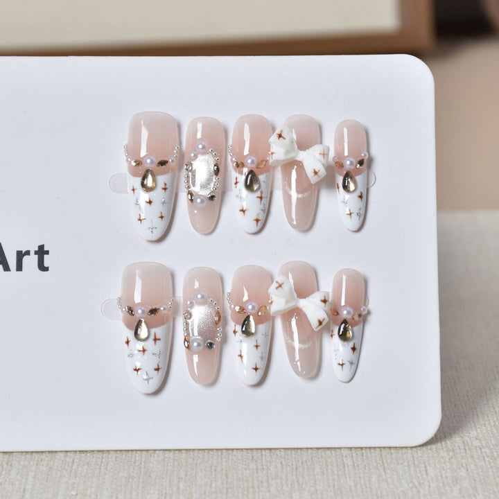 Decorative Animal Print Press-On Nail Set Bowlift