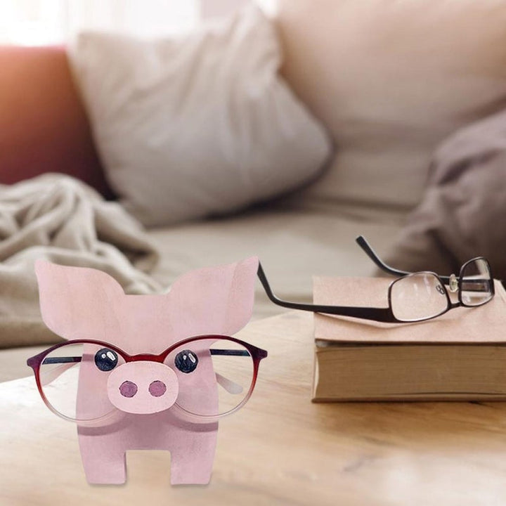 Cute wooden glasses case in animal shape | Bowlift