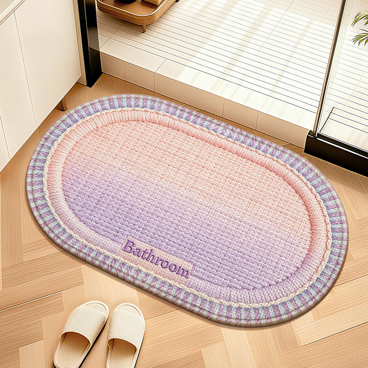 Cozy Decorative Bath Mat Bowlift