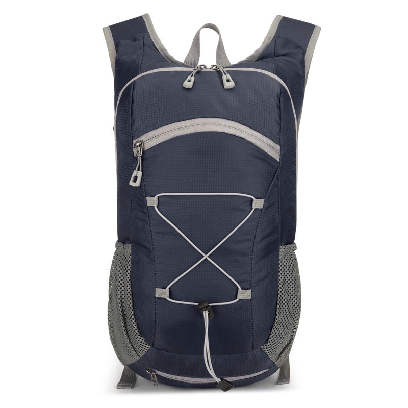 Unisex nan lightweight daypack with hydration system compatibility, breathable mesh side pockets and elastic cord attachment Bowlift