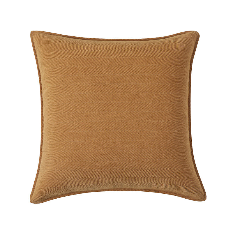 Textured Herringbone Decorative Cushion