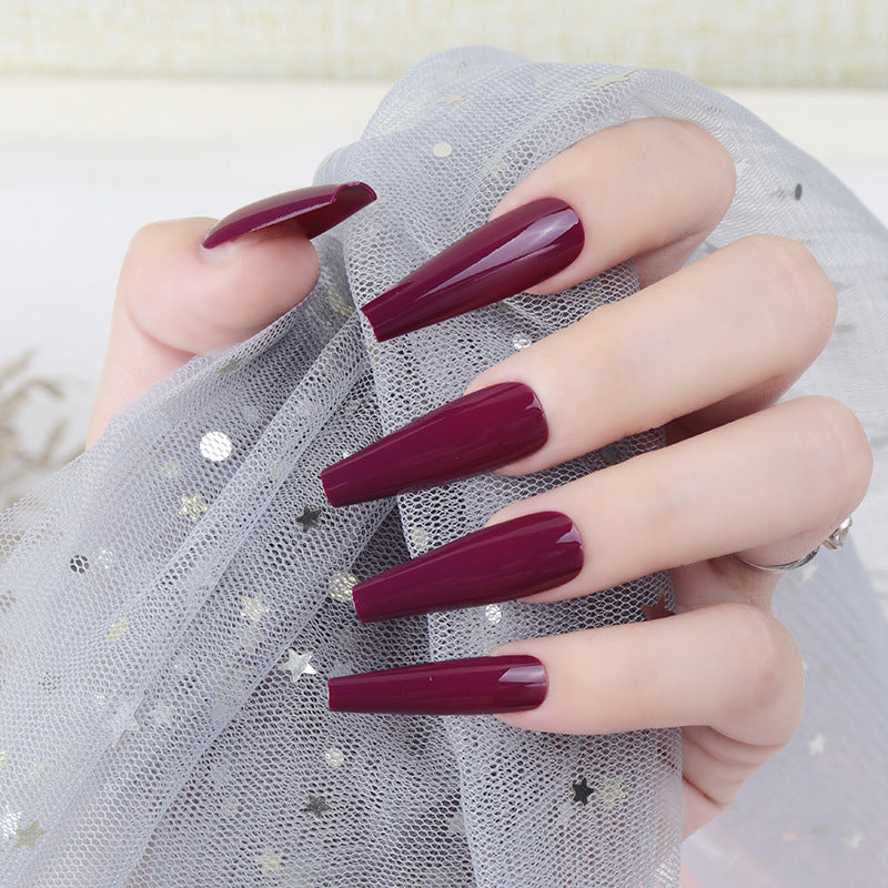 Elegant Long Stiletto Press-On Nails Bowlift 1789085622
