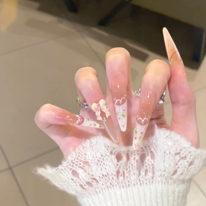 Premium Ocean-Inspired Press-On Nail Extensions Bowlift
