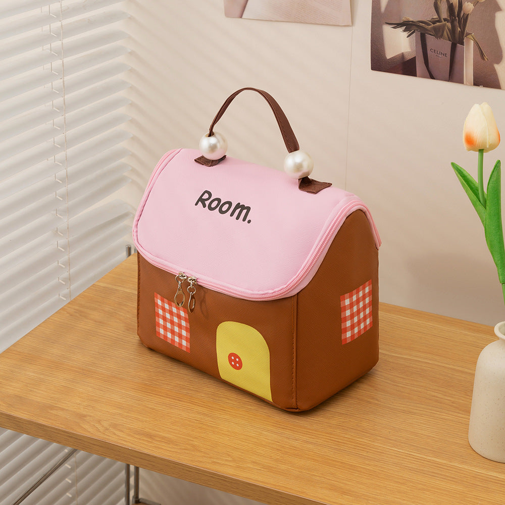 Kids Playful House-Shaped Lunch Tote Bowlift