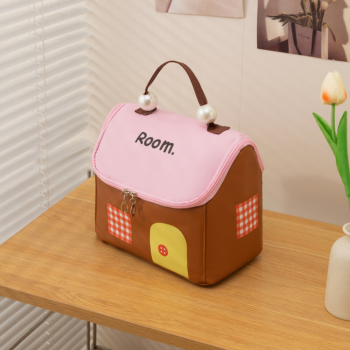 Kids Playful House-Shaped Lunch Tote Bowlift
