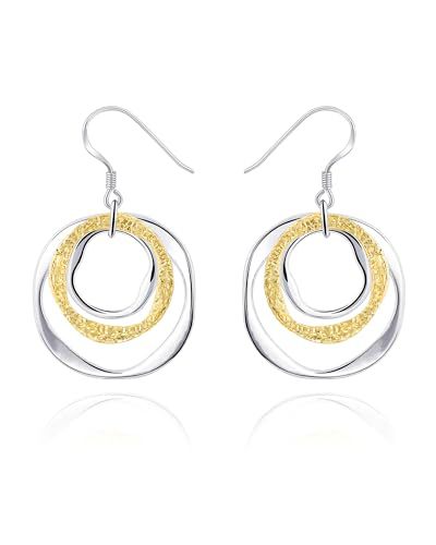 Elegant Spiral Drop Earrings Bowlift