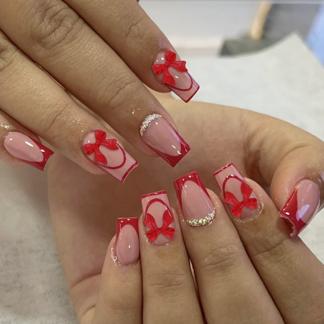 Decorative 3D Bow Nail Art Extensions Bowlift