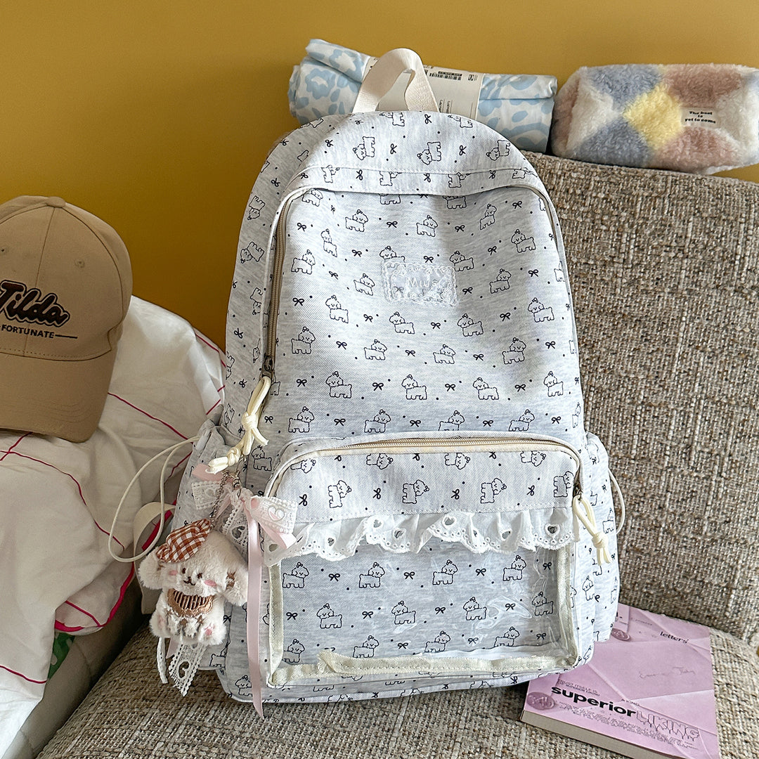 Cartoon-Themed Large Capacity Backpack