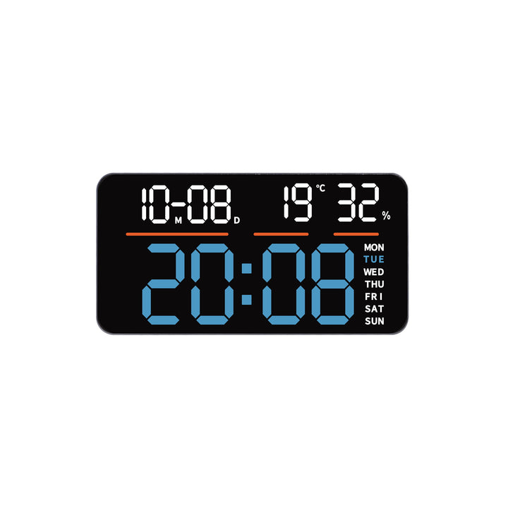 Digital Multi-Function Alarm Clock with Weather Station and Temperature Display Bowlift