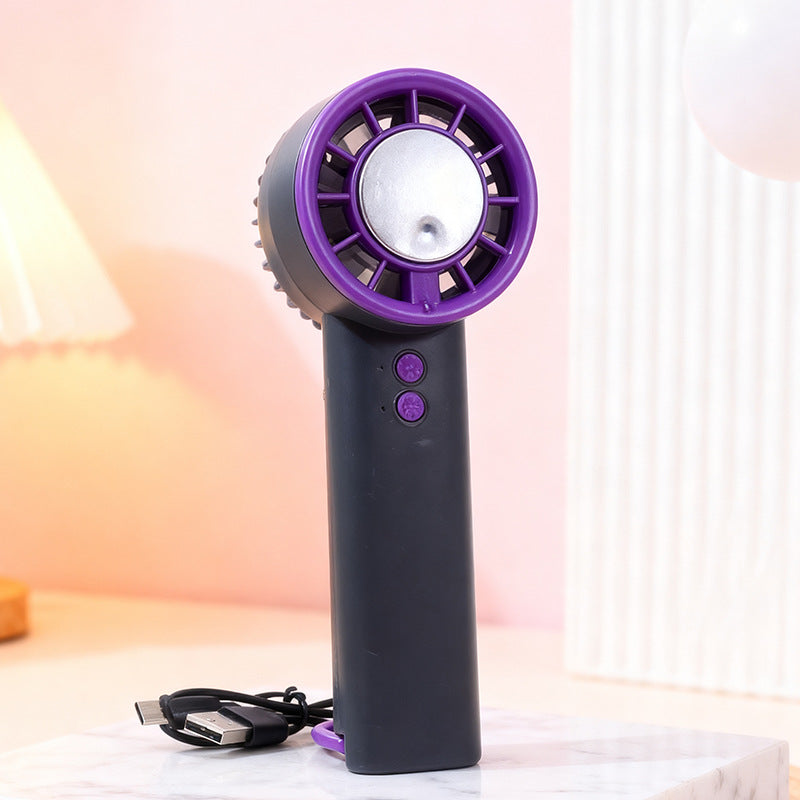 Portable USB Hand Fan with Spray Function Bowlift