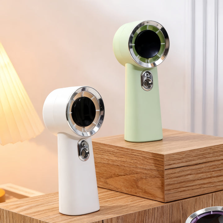 Women Portable Mini Fan with USB Charging Function and Innovative Spray Technology Bowlift