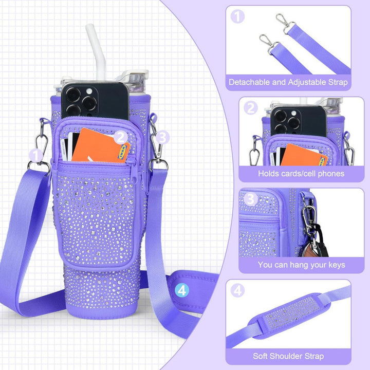 Women practical drinking container hip bag Bowlift