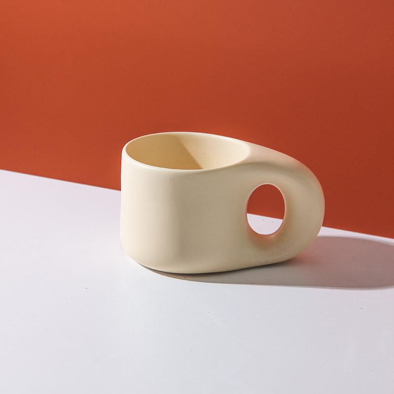 Elegant Curved Ceramic Serving Plate
